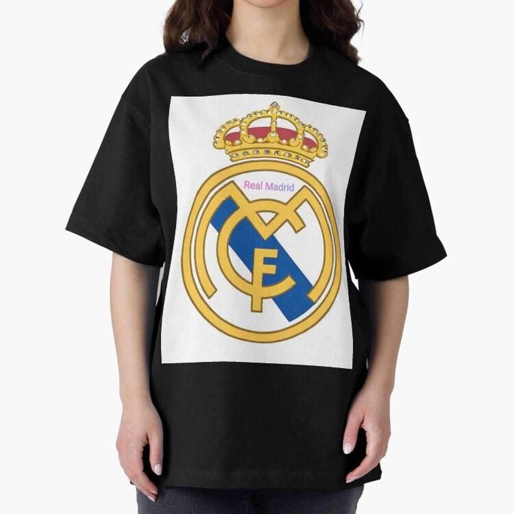 Real Madrid Gold Oversized T-Shirt Join the Countdown to Global Football Passion for FIFA World Cup 2026 Group Stage, Connected to Haaland, Argentina and Brazil, Football History, Final Match Energy, Crowd Noise and Once in a Lifetime Moments;