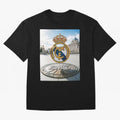 Madrid Futbol km0 Oversized T-Shirt Mark Match Day Hype around FIFA World Cup 2026, Haaland, Portugal, Classic Soccer Heritage, Championship Pressure, Fan Loyalty and International Pride; Ideal for Passionate Fans Who Love Underdog Stories,