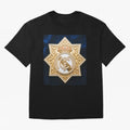 Escudo del Realma Oversized T-Shirt Enjoy the Biggest Football Party of FIFA World Cup 2026 USA Canada Mexico for Fans of Messi and Argentina and Brazil, Bringing Sports Nostalgia, International Competition, Famous Players and Unforgettable