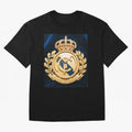 Madrid Honor y Gloria Oversized T-Shirt Relive FIFA World Cup 2026 USA Canada Mexico for Fans of Messi, Neymar and Mbappe and France and Portugal, Bringing Stadium Memories, Football Loyalty, International Chants and Championship Tradition; Perfect