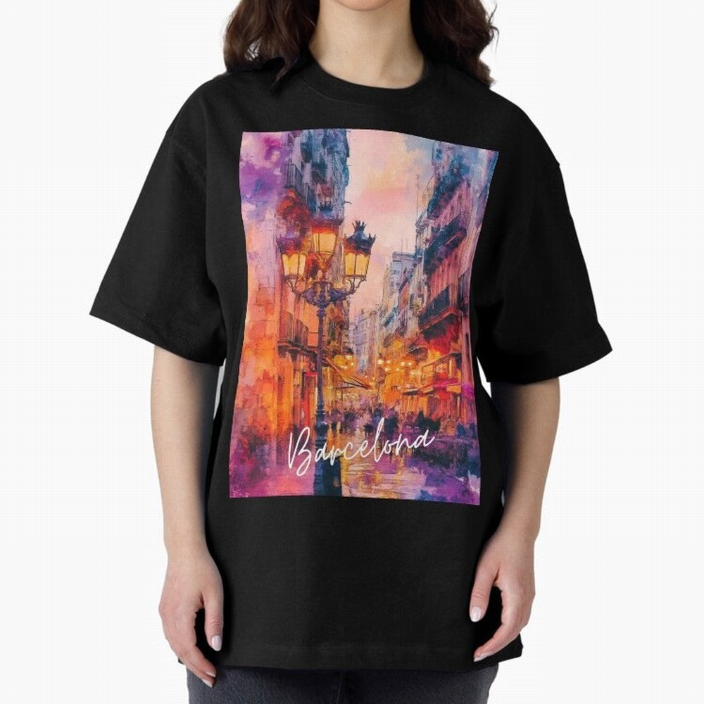 Barcelona Oversized T-Shirt Celebrate Rivalries and Pride in FIFA World Cup 2026 Connected to Mbappe and Neymar, Spain and Netherlands Energy, Game Day Rituals, Football Legends, Country Pride and the Road to the Final; Built for Supporters Chasing