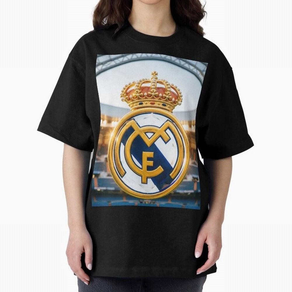Realeza Madridista Oversized T-Shirt Get Ready for FIFA World Cup 2026 Group Stage for Fans of Mbappe and Neymar and England, France and Netherlands, Bringing Football History, Final Match Energy, Crowd Noise and Once in a Lifetime Moments; Ideal