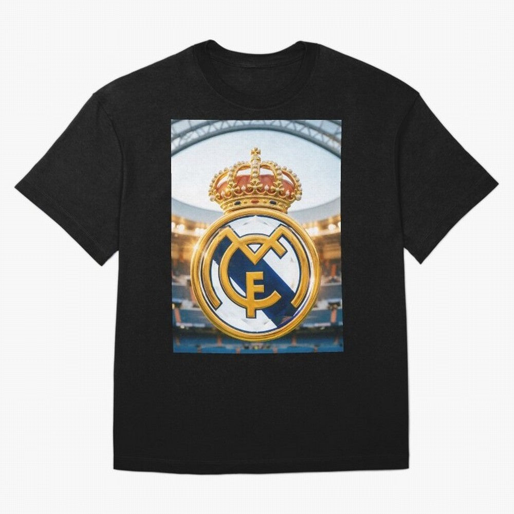 Realeza Madridista Oversized T-Shirt Get Ready for FIFA World Cup 2026 Group Stage for Fans of Mbappe and Neymar and England, France and Netherlands, Bringing Football History, Final Match Energy, Crowd Noise and Once in a Lifetime Moments; Ideal