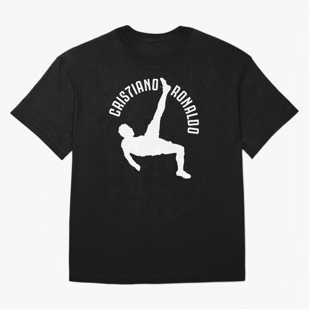 Cristiano Ronaldo - Bicycle Oversized T-Shirt Show Your Tournament Heart for FIFA World Cup 2026 Spirit, Centered on England, France and Netherlands, Messi, CR7 and Mbappe, Match Day Excitement, Supporter Culture, Golden Goals and Global Football