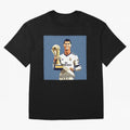 Cristiano Ronaldo Cr7 The Best Artwork Futbol Soccer Oversized T-Shirt Live the Energy of FIFA World Cup 2026 for Fans of Neymar and Brazil, Bringing Football Festival Excitement, Trophy Ambitions, Country Rivalries and Star Player Buzz; Great for