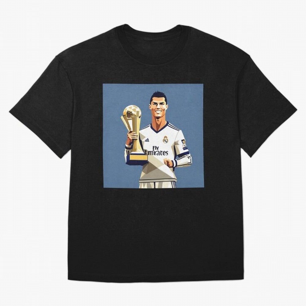 Cristiano Ronaldo Cr7 The Best Artwork Futbol Soccer Oversized T-Shirt Live the Energy of FIFA World Cup 2026 for Fans of Neymar and Brazil, Bringing Football Festival Excitement, Trophy Ambitions, Country Rivalries and Star Player Buzz; Great for