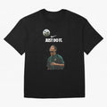 Cristiano Ronaldo Just Do It Oversized T-Shirt Show Your Tournament Heart for FIFA World Cup 2026 USA Canada Mexico Centered on Mbappe and Neymar, Brazil Energy, Retro Football Energy, Iconic Rivalries, Trophy Chase Drama and Stadium Atmosphere;