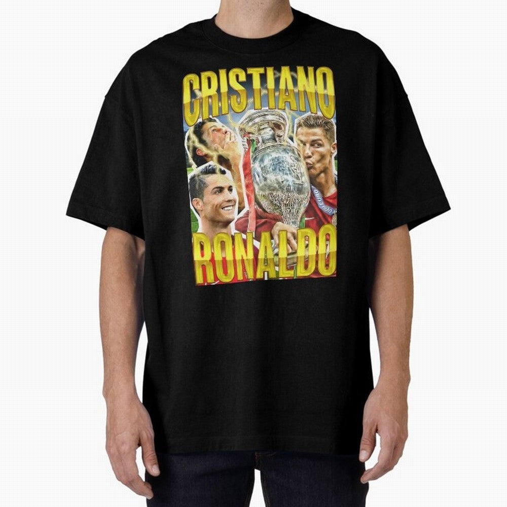 Cristiano Ronaldo Cr7 Siuuu El Bicho Oversized T-Shirt Turn Up for the FIFA World Cup 2026 Journey through Neymar Highlights, Argentina, France and Brazil Pride, Fan Favorite Moments, National Team Passion, Big Match Drama and Soccer History;