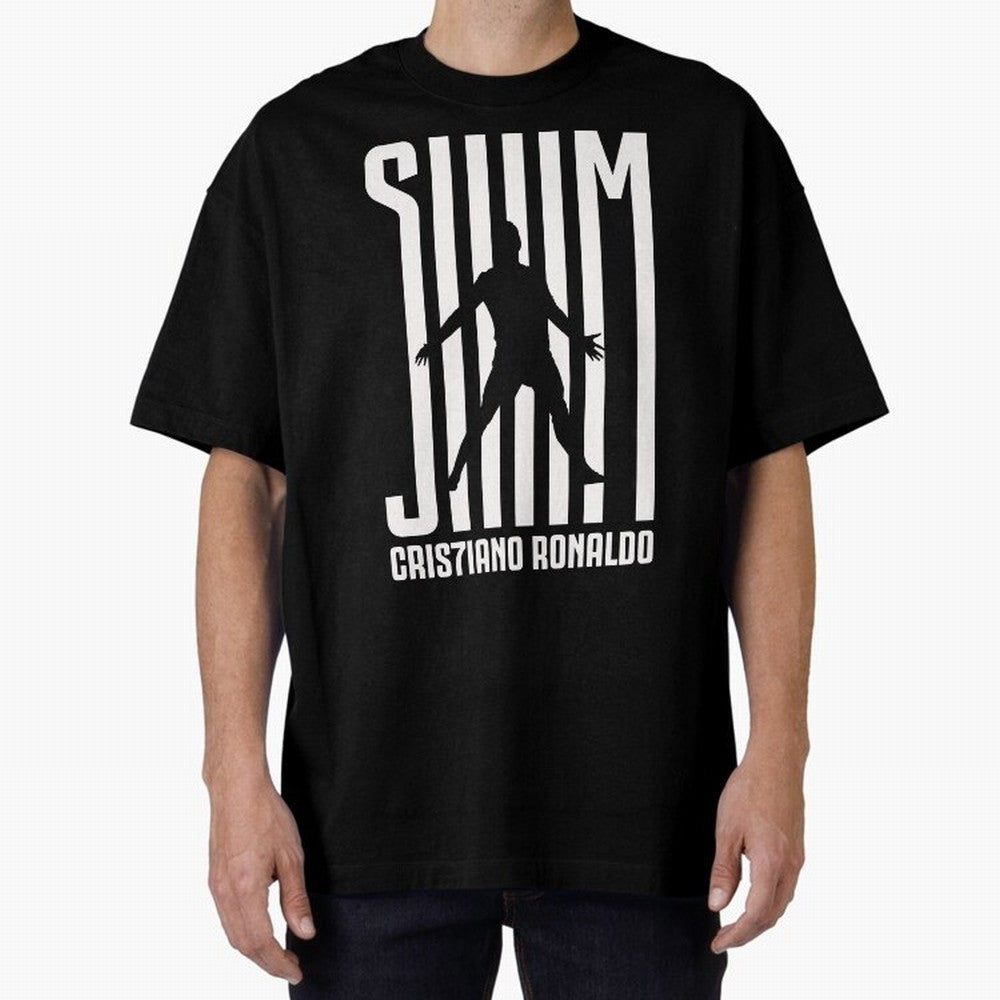 Cristiano Ronaldo - SIM Oversized T-Shirt Experience FIFA World Cup 2026 Group Stage Centered on Cristiano Ronaldo, Brazil, Portugal and Argentina Energy, Match Day Excitement, Supporter Culture, Golden Goals and Global Football Passion; Ideal for
