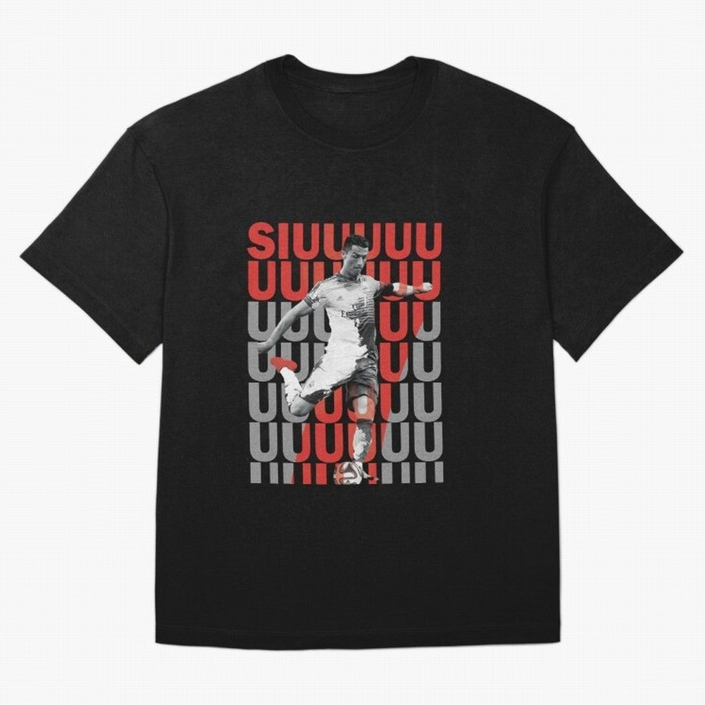 Siuuuuuu Cristiano Ronaldo Oversized T-Shirt Mark FIFA World Cup 2026 USA Canada Mexico Celebrating Mbappe and Neymar, England, France and Netherlands Energy, Sports Nostalgia, International Competition, Famous Players and Unforgettable Victories;