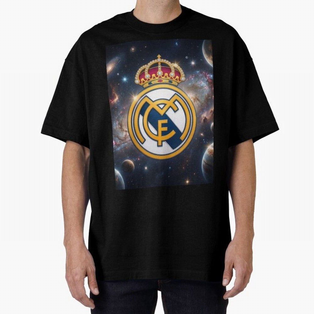 La Galaxia del Real Madrid Oversized T-Shirt Bring Retro Soccer Energy to FIFA World Cup 2026 Spirit, Highlighting Spain, CR7, Stadium Chants, National Pride, Trophy Dreams and Unforgettable Football Memories; Made for Collectors Who Enjoy Iconic