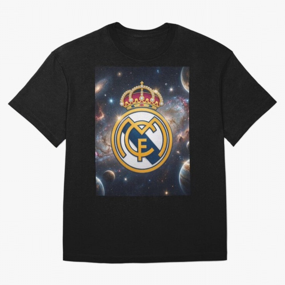 La Galaxia del Real Madrid Oversized T-Shirt Bring Retro Soccer Energy to FIFA World Cup 2026 Spirit, Highlighting Spain, CR7, Stadium Chants, National Pride, Trophy Dreams and Unforgettable Football Memories; Made for Collectors Who Enjoy Iconic