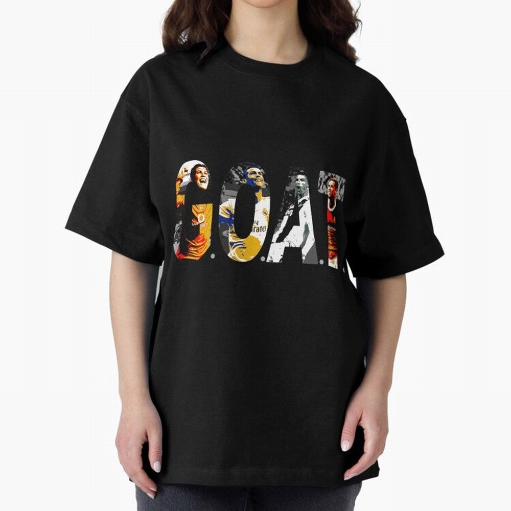 Cristiano Ronaldo Greatest Football Player Of All Time Oversized T-Shirt Honor Champions and Dreams in Match Day Hype around FIFA World Cup 2026, Cristiano Ronaldo, Haaland and CR7, Argentina, France and Brazil, Tournament Hype, Historic Matchups,