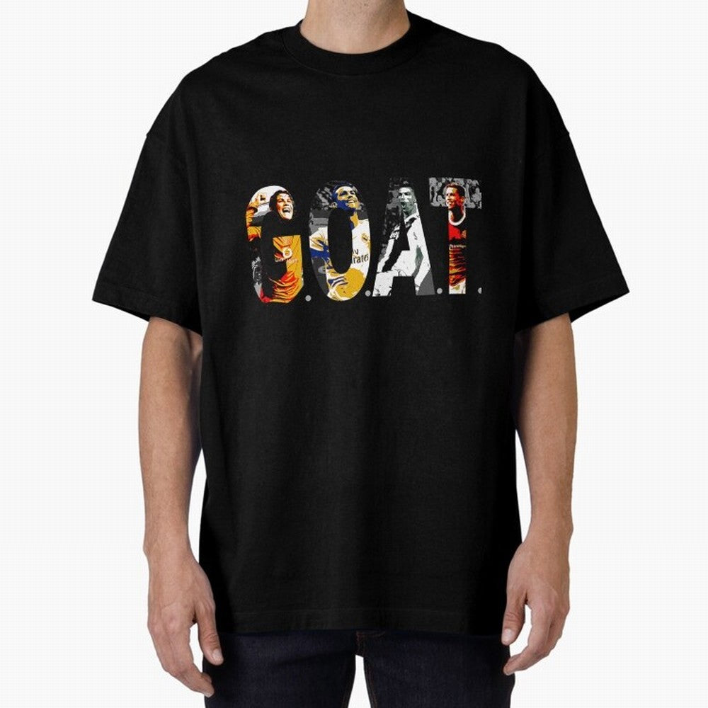 Cristiano Ronaldo Greatest Football Player Of All Time Oversized T-Shirt Honor Champions and Dreams in Match Day Hype around FIFA World Cup 2026, Cristiano Ronaldo, Haaland and CR7, Argentina, France and Brazil, Tournament Hype, Historic Matchups,