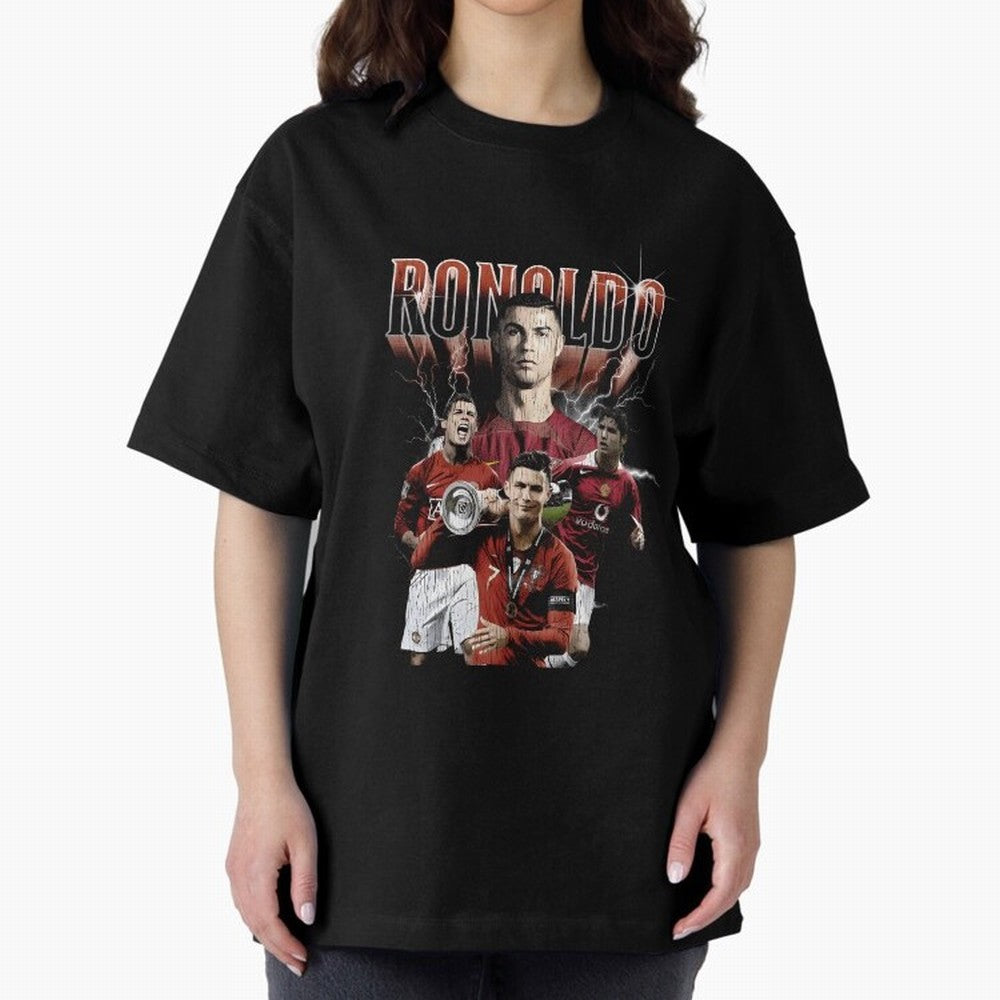 Cr7 footballer portuguese Oversized T-Shirt Stand Proud for Global Football Passion for FIFA World Cup 2026 USA Canada Mexico, Featuring Mbappe and Neymar, Spain, Tournament Hype, Historic Matchups, Family Viewing Parties and Global Sports Pride;
