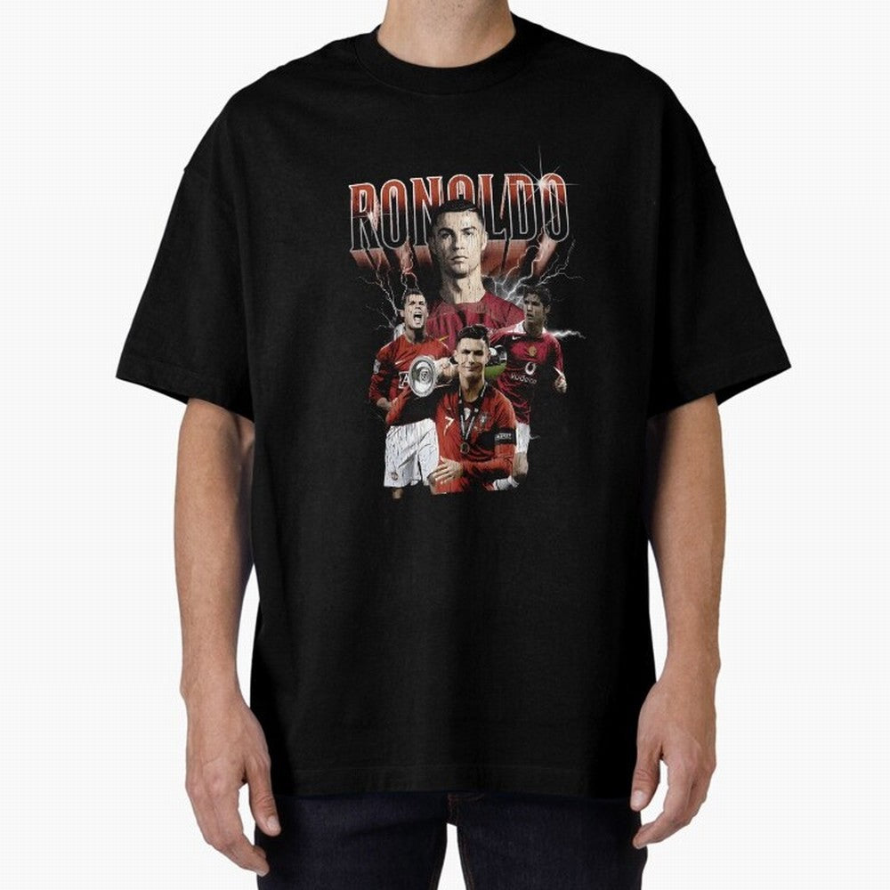 Cr7 footballer portuguese Oversized T-Shirt Stand Proud for Global Football Passion for FIFA World Cup 2026 USA Canada Mexico, Featuring Mbappe and Neymar, Spain, Tournament Hype, Historic Matchups, Family Viewing Parties and Global Sports Pride;