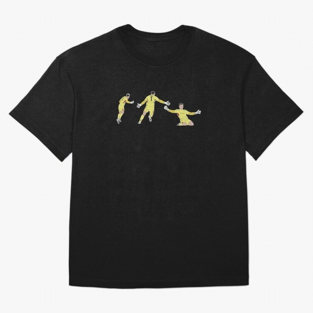 Anatoliy Trubin Last Minute Header Goal Celebration Oversized T-Shirt Discover Match Day Hype around FIFA World Cup 2026, Messi, Portugal, Spain and Germany, Worldwide Fan Energy, Dramatic Goals, Stadium Lights and Championship Celebrations; Ideal