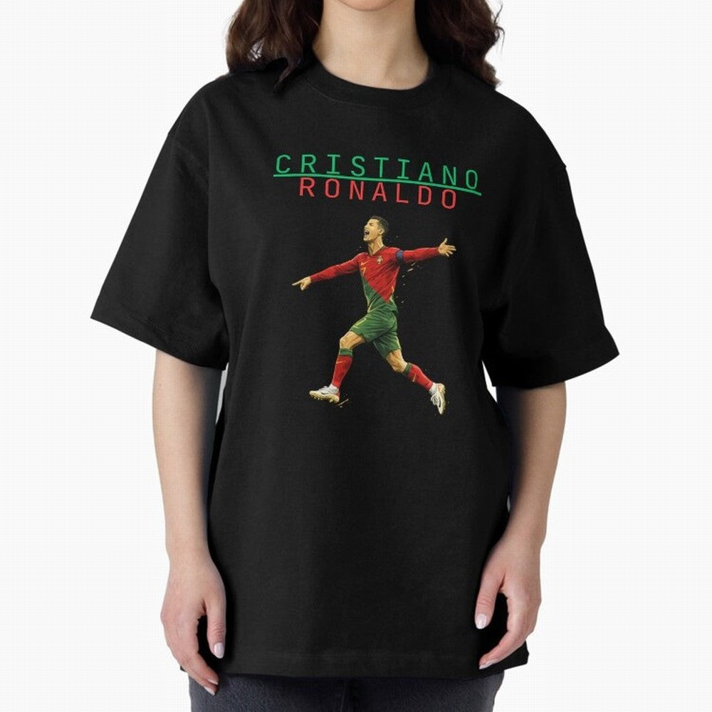 Ronaldo Oversized T-Shirt Bring Global Tournament Vibes to FIFA World Cup 2026 USA Canada Mexico Driven by Neymar, Haaland and Cristiano Ronaldo, Brazil, Portugal and Argentina Energy, Champion Mindset, Group Stage Buzz, Knockout Tension and