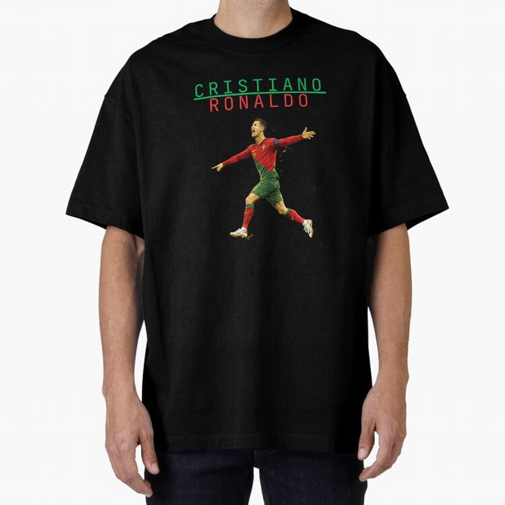 Ronaldo Oversized T-Shirt Bring Global Tournament Vibes to FIFA World Cup 2026 USA Canada Mexico Driven by Neymar, Haaland and Cristiano Ronaldo, Brazil, Portugal and Argentina Energy, Champion Mindset, Group Stage Buzz, Knockout Tension and