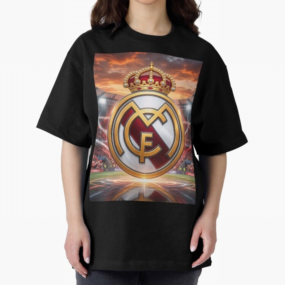 Tormenta del F¨²tbol Oversized T-Shirt Support FIFA World Cup 2026 USA Canada Mexico for Fans of Cristiano Ronaldo and Argentina, France and Brazil, Bringing Global Supporter Spirit, Legendary Goals, National Colors and Tournament Celebration;