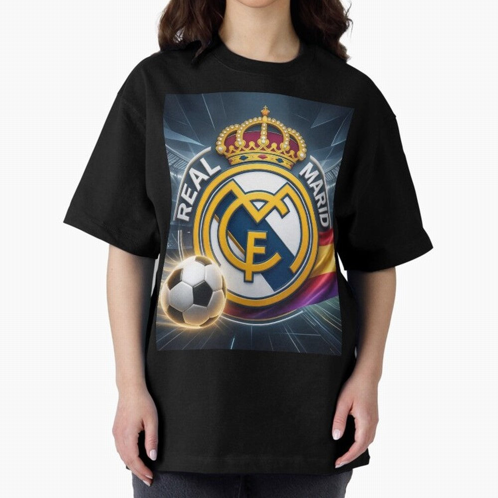 Pelot¨®n Real Madrid Oversized T-Shirt Stand with FIFA World Cup 2026 Group Stage for Fans of CR7 and Messi and England and Germany, Bringing Game Day Rituals, Football Legends, Country Pride and the Road to the Final; Made for Collectors Who Enjoy