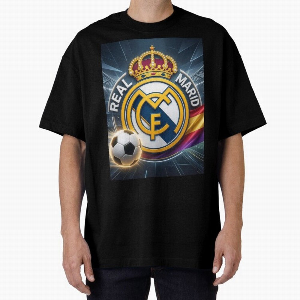 Pelot¨®n Real Madrid Oversized T-Shirt Stand with FIFA World Cup 2026 Group Stage for Fans of CR7 and Messi and England and Germany, Bringing Game Day Rituals, Football Legends, Country Pride and the Road to the Final; Made for Collectors Who Enjoy