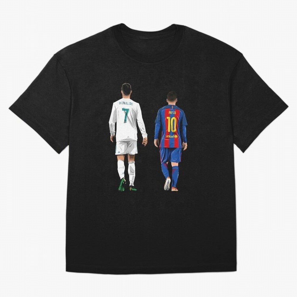 Cristiano Ronaldo And Messi Oversized T-Shirt Join the Countdown to Match Day Hype around FIFA World Cup 2026, Cristiano Ronaldo, Haaland and CR7, Portugal, Football Passion, Legendary Performances, Festival Vibes and Supporter Community; Perfect