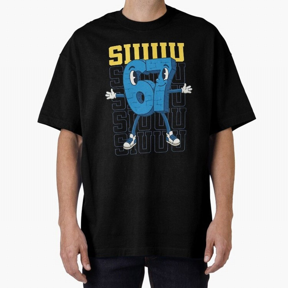 Funny Siuuu 67 Six Seven Soccer Shirt Oversized T-Shirt Turn Up for FIFA World Cup 2026 USA Canada Mexico for Fans of Neymar and Portugal, Bringing Football History, Final Match Energy, Crowd Noise and Once in a Lifetime Moments; Perfect for Fans,