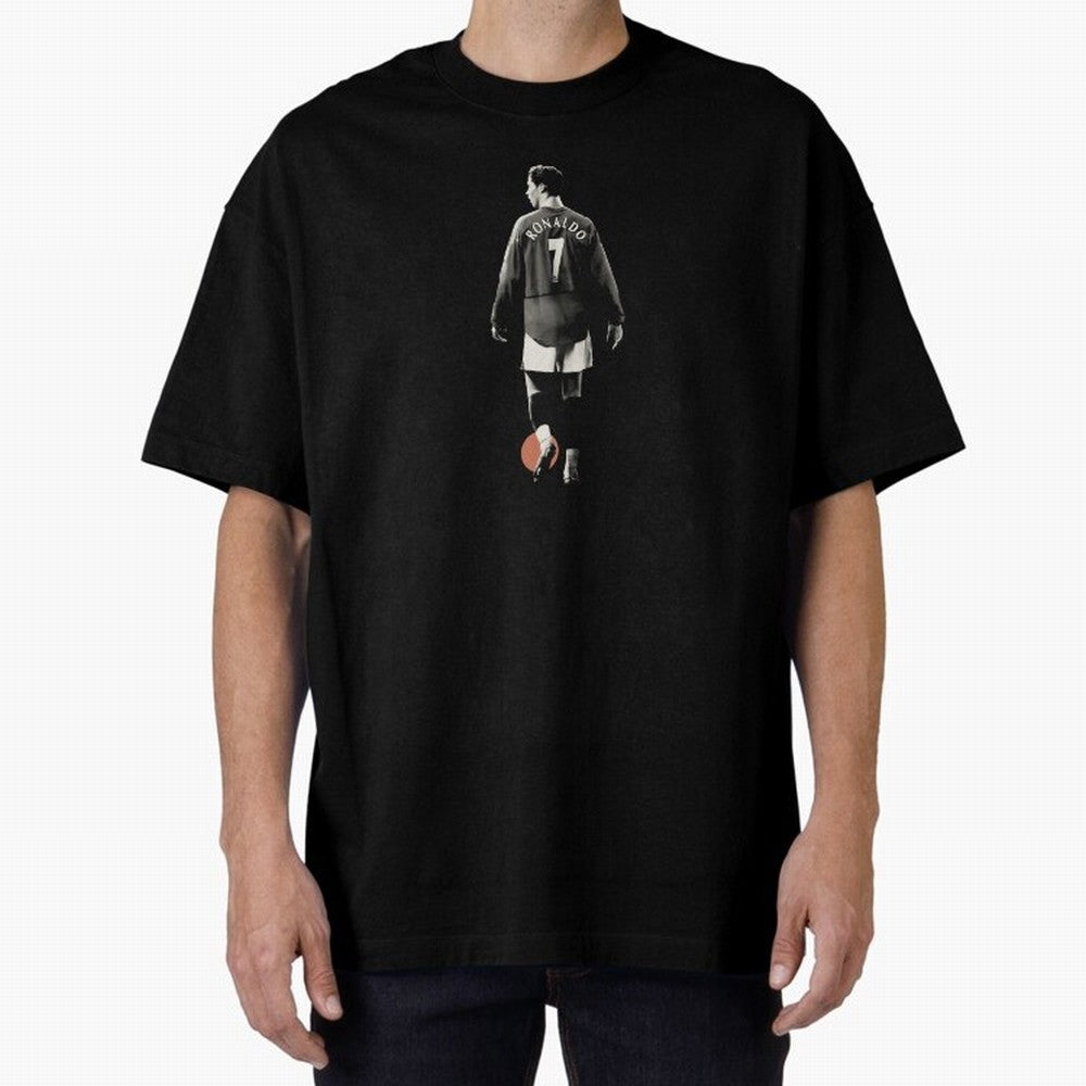 Cristiano Ronaldo Cr7 Minimalist Oversized T-Shirt Honor Football Greatness during FIFA World Cup 2026 USA Canada Mexico Built around Mbappe, France Energy, Stadium Memories, Football Loyalty, International Chants and Championship Tradition; Ideal