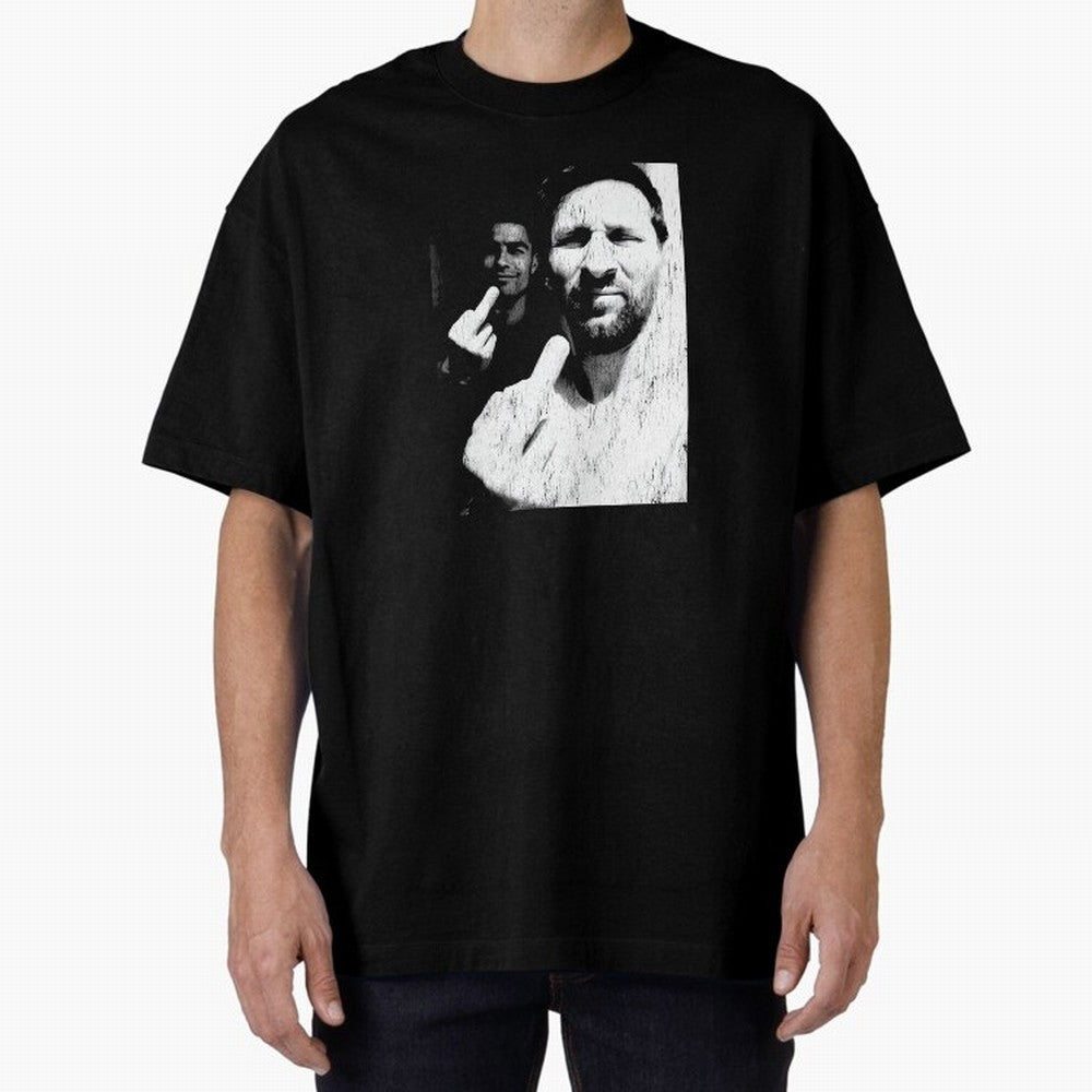 Cristiano Ronaldo & Messi Vintage Oversized T-Shirt Support the Legends of Global Football Passion for FIFA World Cup 2026 USA Canada Mexico, Inspired by Messi and Cristiano Ronaldo, Brazil, Stadium Chants, National Pride, Trophy Dreams and