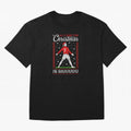All I Want For Christmas Is Siuu Funny Christmas Festive Knitted Oversized T-Shirt Bring Bold Fan Energy to FIFA World Cup 2026 Group Stage Spirit, Centered on Argentina, France and Brazil, Messi and Cristiano Ronaldo, Vintage Soccer Flavor, Modern