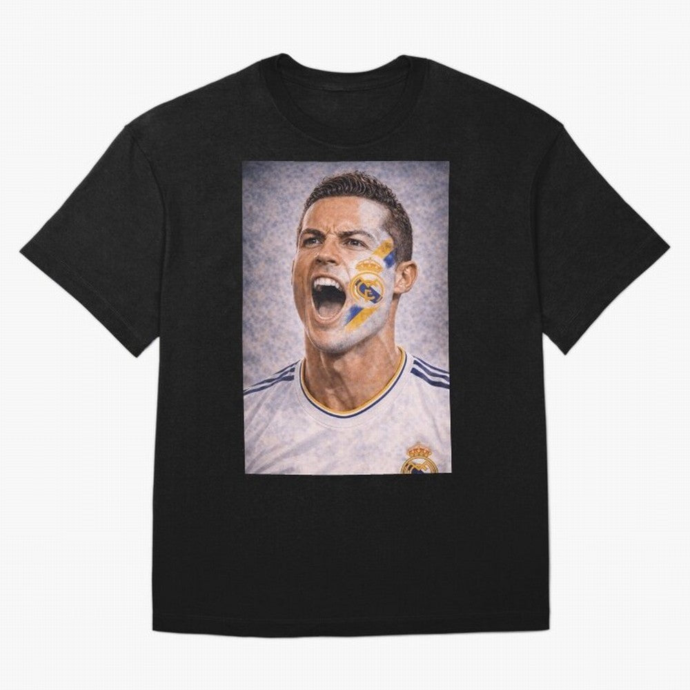 Cristiano Ronaldo ¡ª A Fan Portrait in Motion Oversized T-Shirt Bring Global Tournament Vibes to the FIFA World Cup 2026 USA Canada Mexico Journey through Haaland Highlights, England and Germany Pride, Goal Celebration Energy, Supporter Heritage,