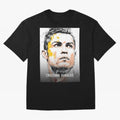 Cristiano Ronaldo Cr7 Football Soccer Player Icon Legend Power Oversized T-Shirt Build Global Football Passion for FIFA World Cup 2026 USA Canada Mexico, Inspired by Cristiano Ronaldo, Haaland and CR7, Brazil, Portugal and Argentina, Tournament