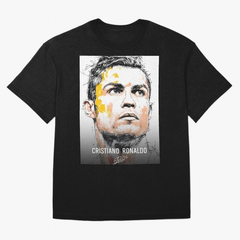 Cristiano Ronaldo Cr7 Football Soccer Player Icon Legend Power Oversized T-Shirt Build Global Football Passion for FIFA World Cup 2026 USA Canada Mexico, Inspired by Cristiano Ronaldo, Haaland and CR7, Brazil, Portugal and Argentina, Tournament