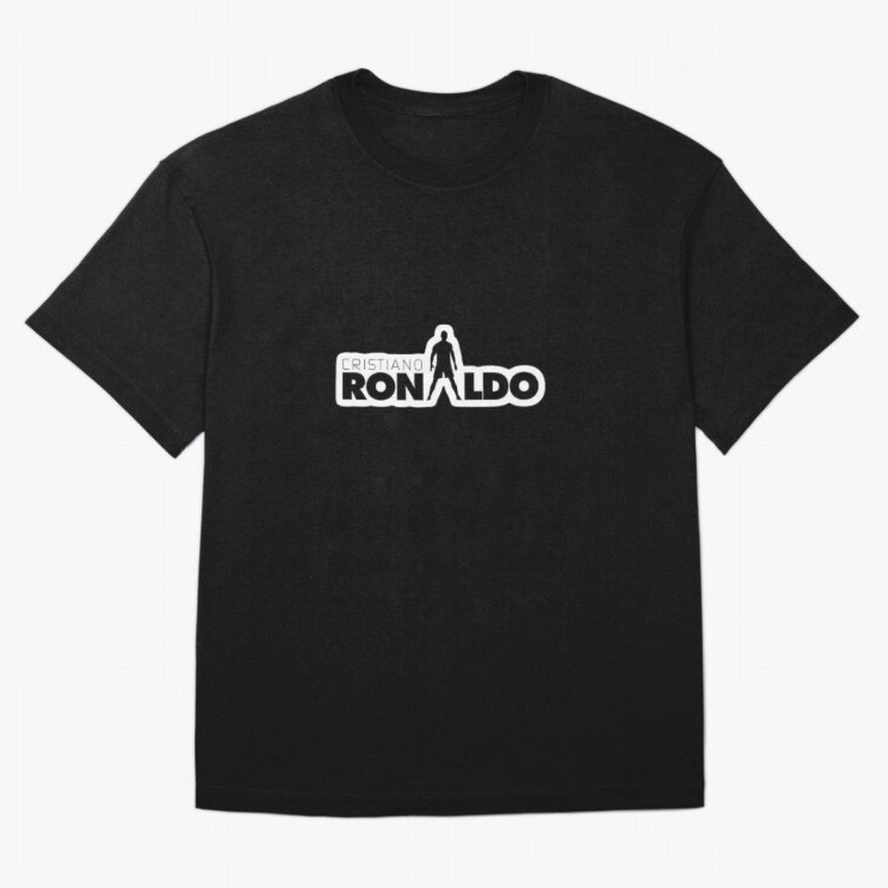 Cristiano Ronaldo Silhouette Typography Design Oversized T-Shirt Carry the Colors and Pride of FIFA World Cup 2026 Group Stage Featuring Neymar, Argentina, France and Brazil Energy, Football Passion, Legendary Performances, Festival Vibes and