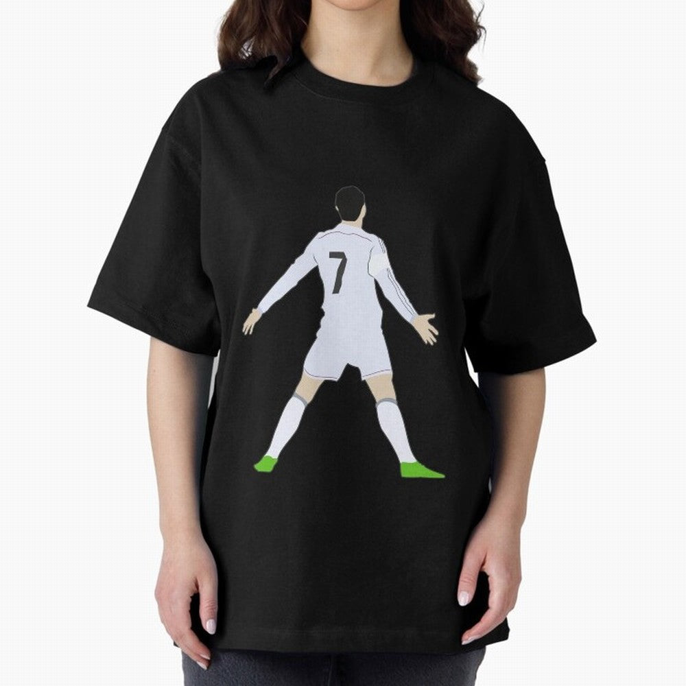 Cristiano Ronaldo Oversized T-Shirt Experience FIFA World Cup 2026 Group Stage Inspired by Cristiano Ronaldo, Argentina and Brazil Energy, Vintage Soccer Flavor, Modern Football Stars, National Flags and Final Night Emotion; Perfect for Supporters