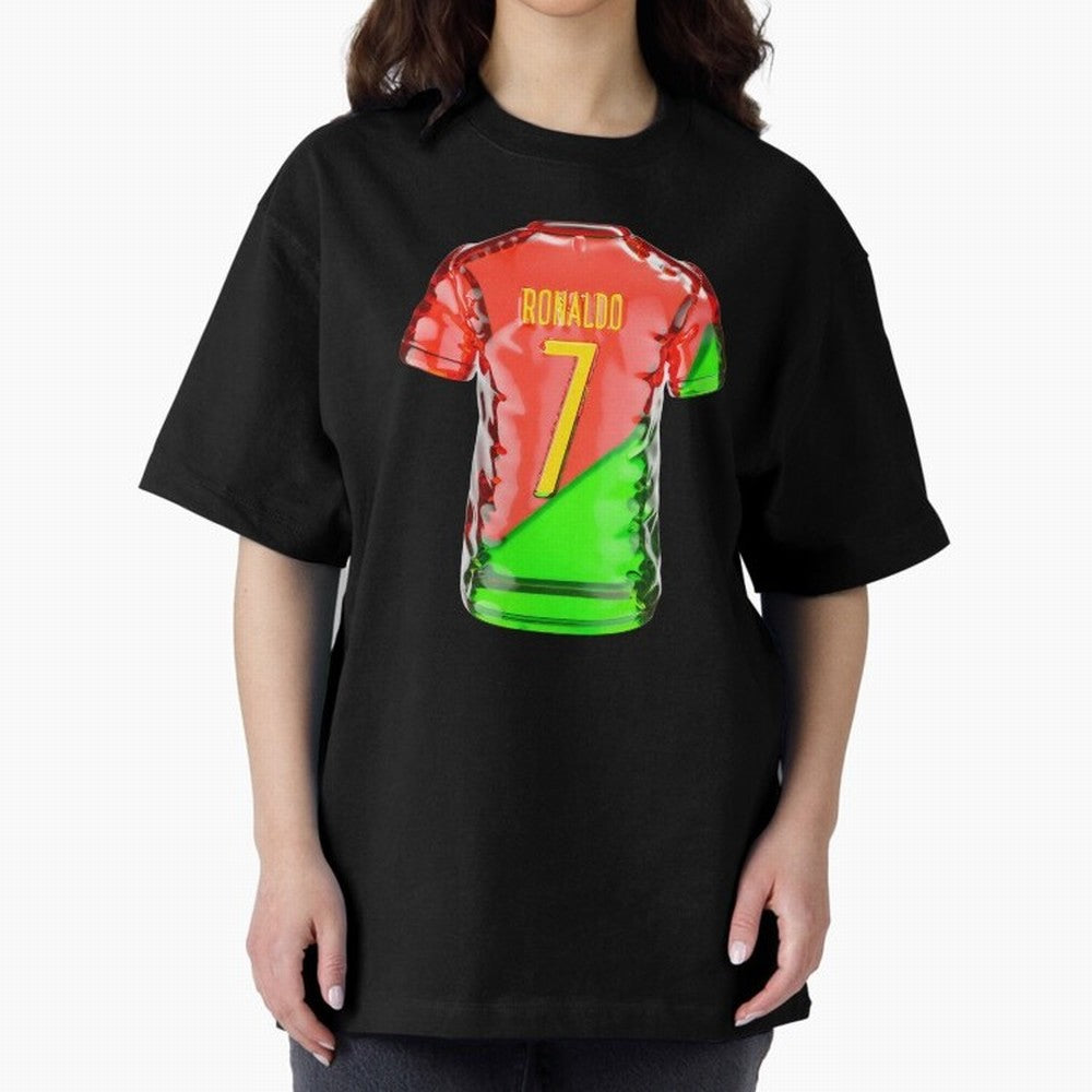 Cristiano Ronaldo Oversized T-Shirt Feel the Roar of Match Day Hype around FIFA World Cup 2026, Messi and Cristiano Ronaldo, Argentina and Brazil, Football History, Final Match Energy, Crowd Noise and Once in a Lifetime Moments; Built for