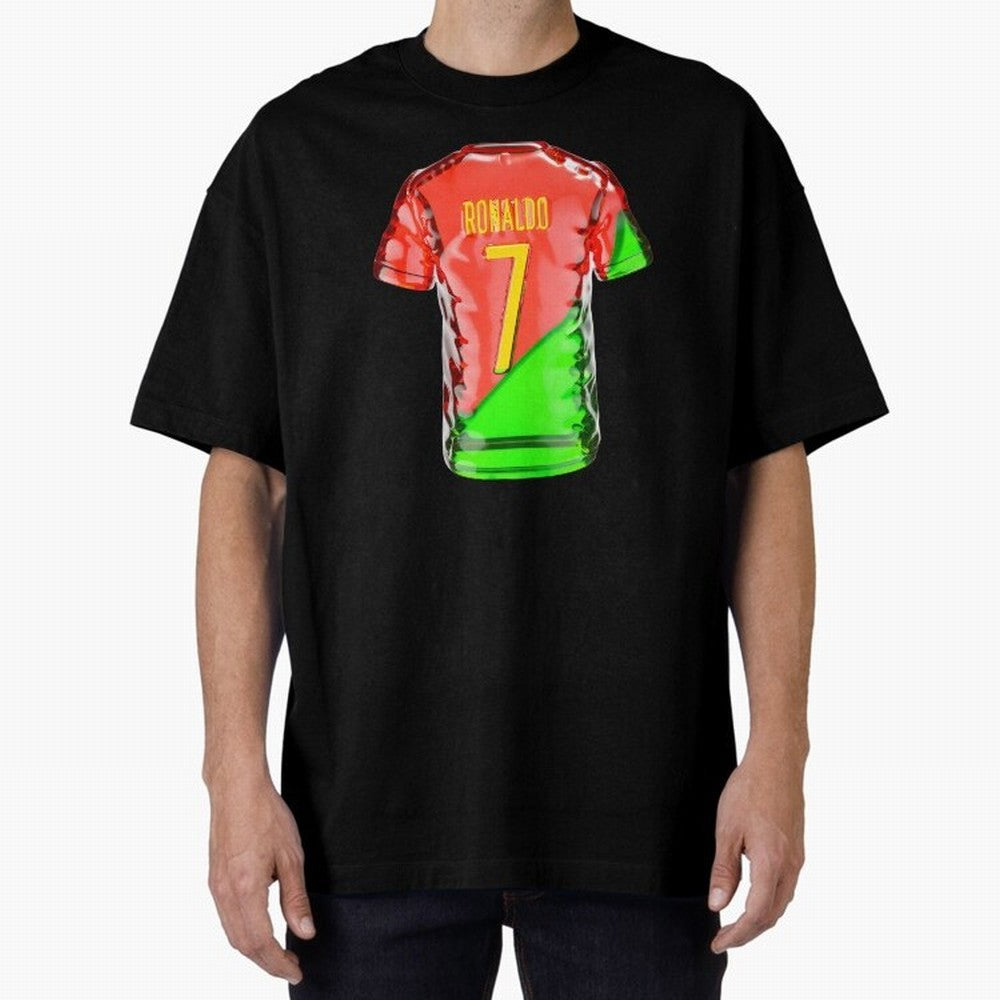 Cristiano Ronaldo Oversized T-Shirt Feel the Roar of Match Day Hype around FIFA World Cup 2026, Messi and Cristiano Ronaldo, Argentina and Brazil, Football History, Final Match Energy, Crowd Noise and Once in a Lifetime Moments; Built for