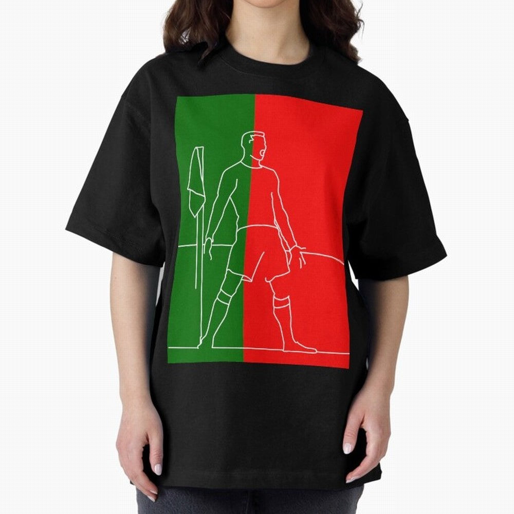 Siuuu! (color) Oversized T-Shirt Support the Legends of Global Football Passion for FIFA World Cup 2026 Group Stage, Centered on Messi, CR7 and Mbappe, England, Tournament Hype, Historic Matchups, Family Viewing Parties and Global Sports Pride;