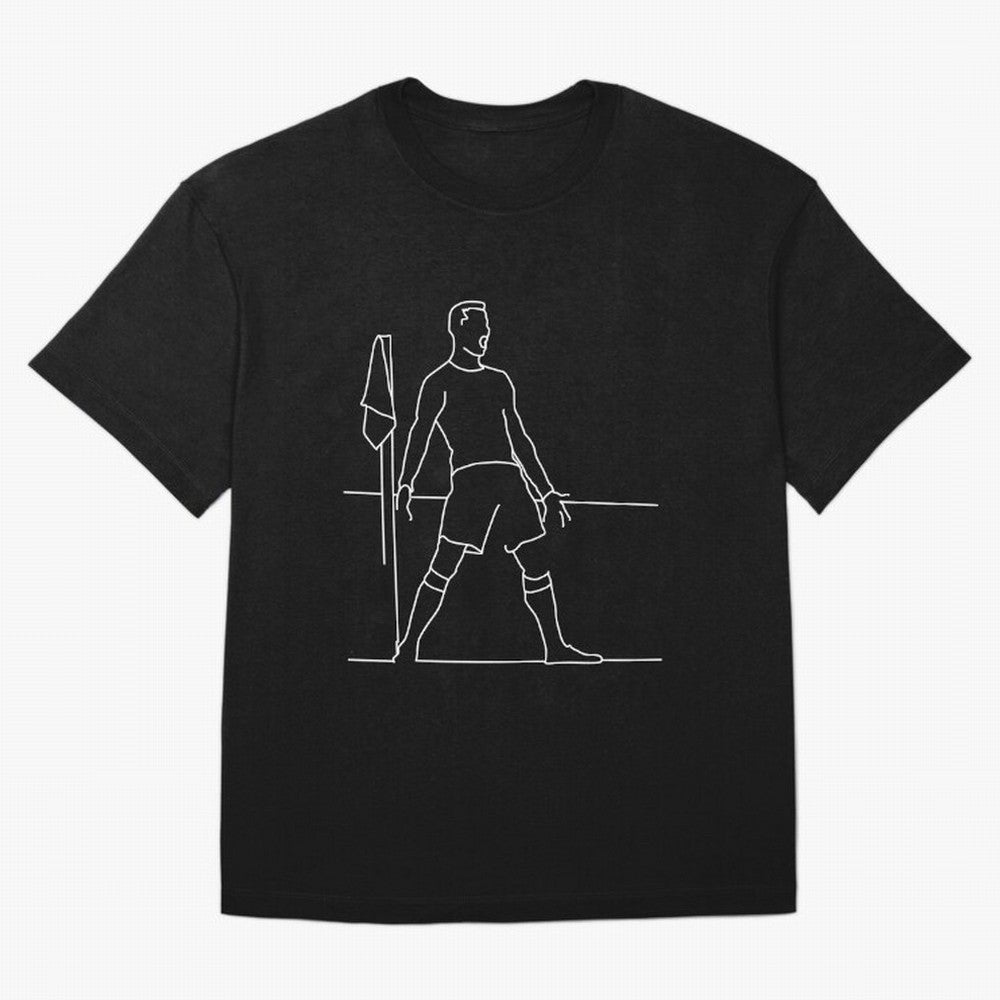 Siuuu! (blck) Oversized T-Shirt Join Supporters Worldwide for Global Football Passion for FIFA World Cup 2026, Featuring Messi, Argentina, France and Brazil, Game Day Rituals, Football Legends, Country Pride and the Road to the Final; Ideal for