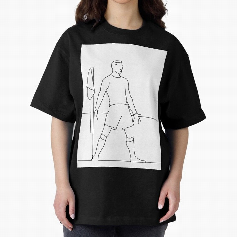 Siuuu! Oversized T-Shirt Back the Journey through Global Football Passion for FIFA World Cup 2026 Group Stage, Centered on CR7, Argentina, France and Brazil, Goal Celebration Energy, Supporter Heritage, Football Icons and Worldwide Tournament Joy;