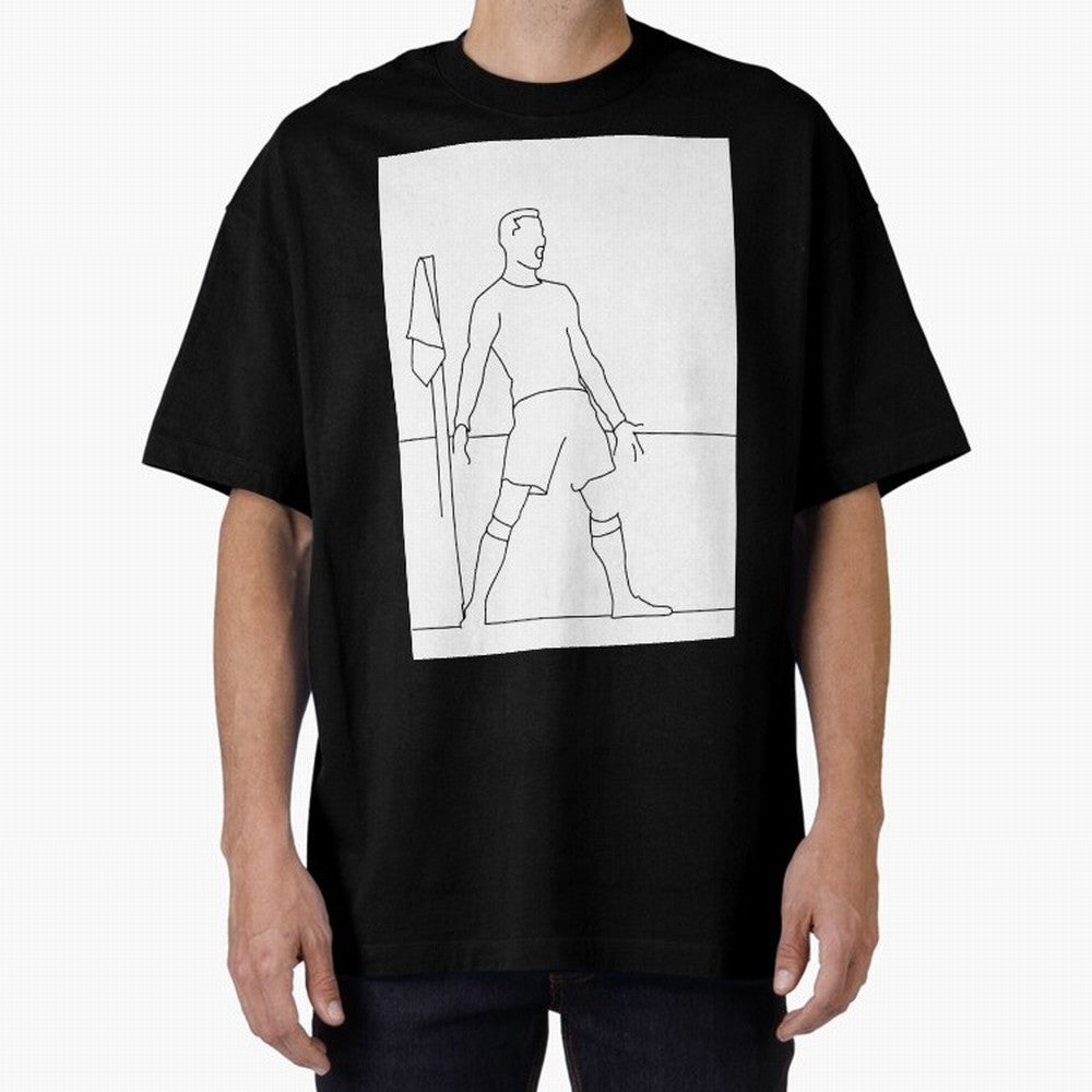 Siuuu! Oversized T-Shirt Back the Journey through Global Football Passion for FIFA World Cup 2026 Group Stage, Centered on CR7, Argentina, France and Brazil, Goal Celebration Energy, Supporter Heritage, Football Icons and Worldwide Tournament Joy;