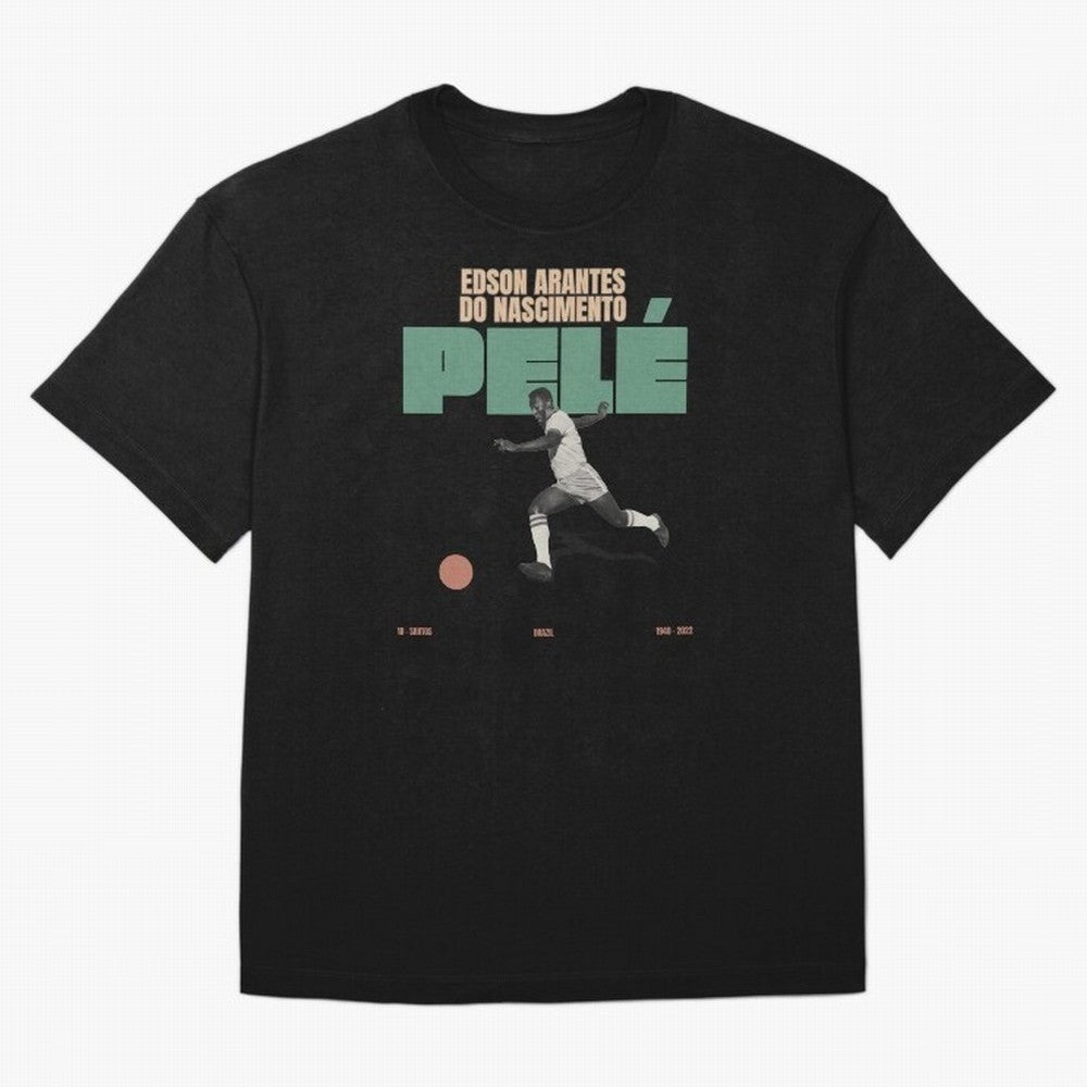Pele Minimalist Oversized T-Shirt Feel the Trophy Chase of FIFA World Cup 2026 Spirit, Centered on England, France and Netherlands, Cristiano Ronaldo, Supporter Pride, Iconic Celebrations, Legendary Names and Global Match Day Energy; Built for