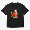 CR7 Cristiano Ronaldo potrait a powerful moment artwork Oversized T-Shirt Bring a Champion Mindset to FIFA World Cup 2026 Group Stage Spirit, Featuring England, France and Netherlands, Messi, Neymar and Mbappe, Match Day Excitement, Supporter