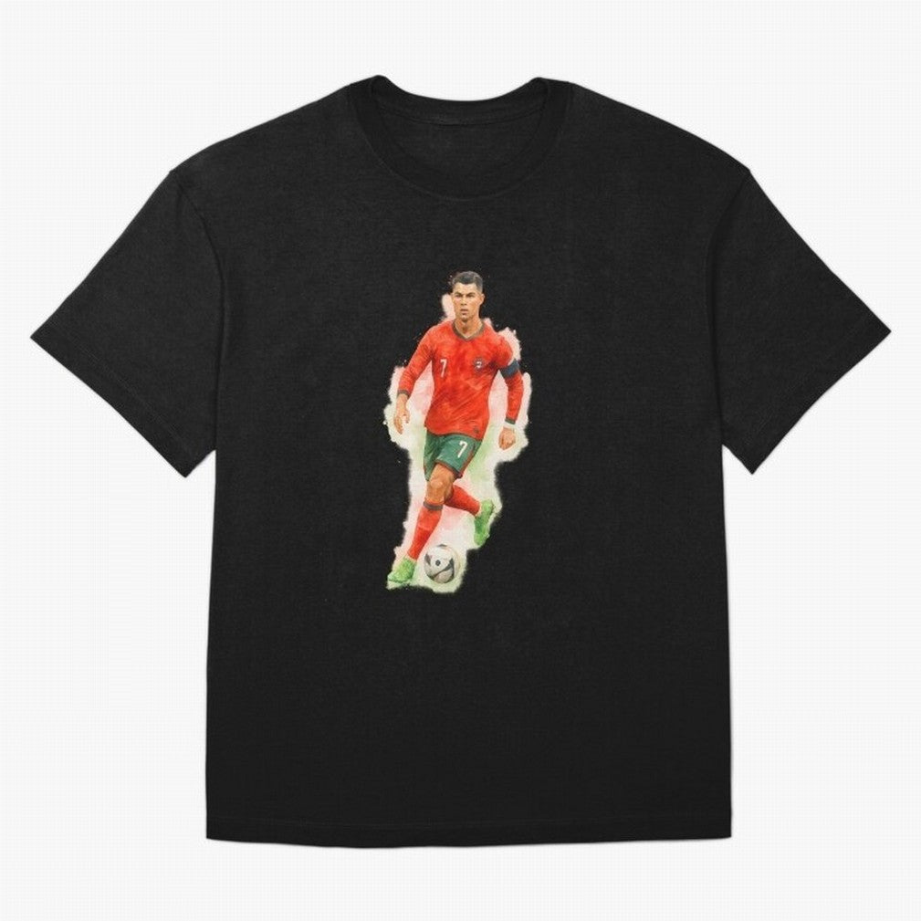 CR7 Cristiano Ronaldo a powerful moment artwork Oversized T-Shirt Turn Football Passion into the FIFA World Cup 2026 Journey through Cristiano Ronaldo, Haaland and CR7 Highlights, Argentina and Brazil Pride, Tournament Hype, Historic Matchups,