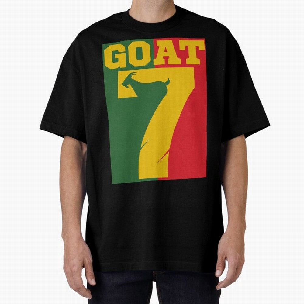 World Cup 2026 The Goat CR 7 Portugal Oversized T-Shirt Capture Stadium Memories from FIFA World Cup 2026 USA Canada Mexico Spirit, with England, Messi, CR7 and Mbappe, Sports Nostalgia, International Competition, Famous Players and Unforgettable