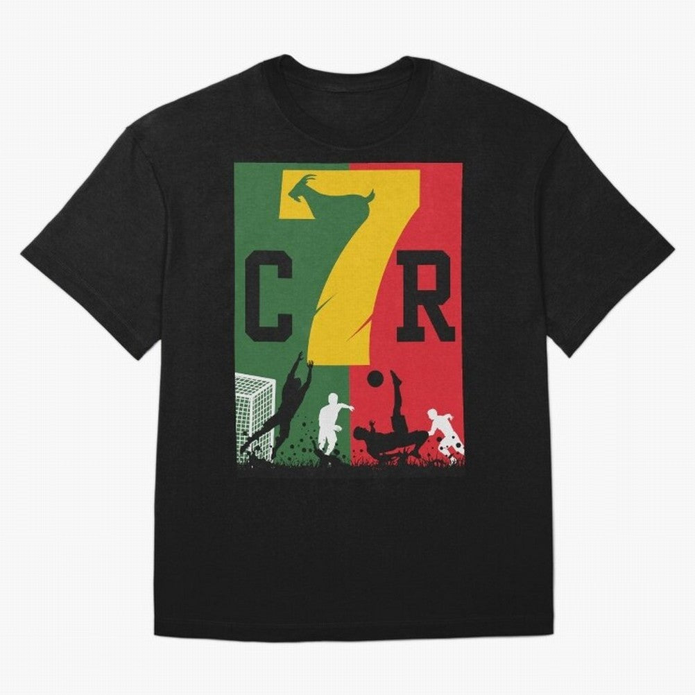 Portugal The Goat CR 7 World Cup 2026 Oversized T-Shirt Bring Legendary Rivalry Energy to FIFA World Cup 2026 Spirit, Built around Portugal, Haaland, Soccer Culture, Superstar Moments, National Team Dreams and Competitive Fire; Built for Supporters