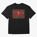 Cristiano Ronaldo portrait painting Oversized T-Shirt Elevate Match Day Hype around FIFA World Cup 2026, Cristiano Ronaldo, Argentina and Brazil, Stadium Memories, Football Loyalty, International Chants and Championship Tradition; Created for Match