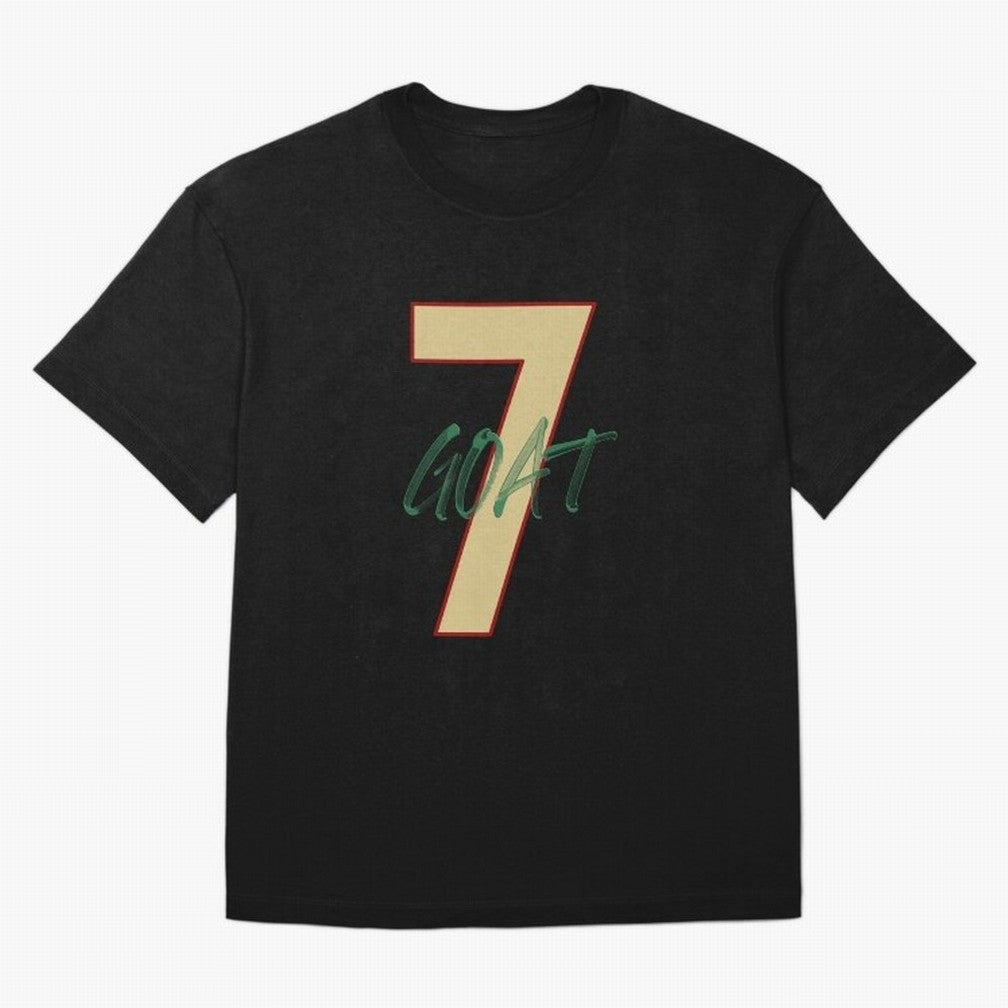 Cristiano Ronaldo 7 GOAT Football Legend Poster Art Oversized T-Shirt Celebrate Football Dreams Across FIFA World Cup 2026 for Fans of Mbappe and Neymar and Argentina, France and Brazil, Bringing Fan Favorite Moments, National Team Passion, Big