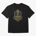 7Legend Football Inspired Number 7 T-Shirt Oversized T-Shirt Feel FIFA World Cup 2026 USA Canada Mexico Inspired by Neymar, Netherlands Energy, Football Passion, Legendary Performances, Festival Vibes and Supporter Community; Great for Supporters